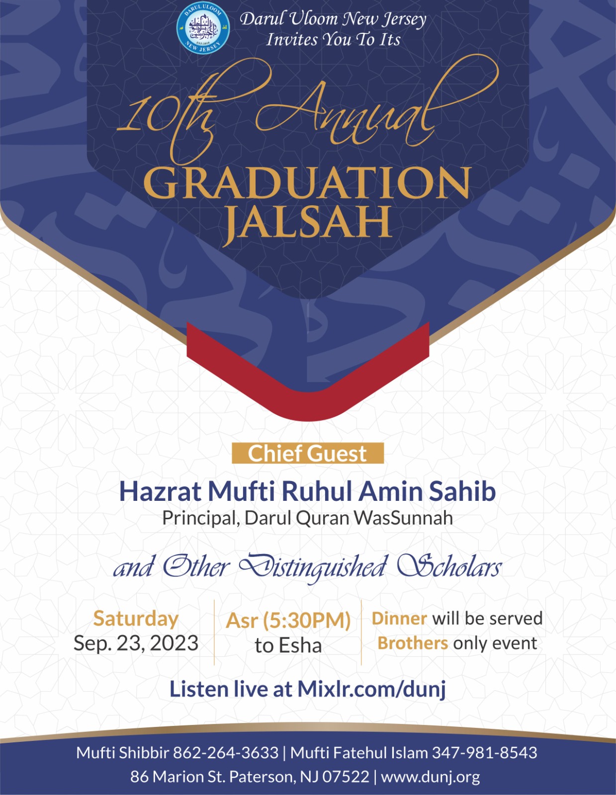 10th Annual Graduation Jalsah